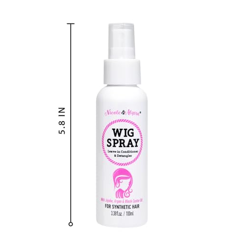 Nicole & Alyssa - Wig Spray For Synthetic Hair Leave-in Conditioner,