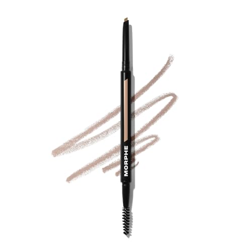 Morphe Definer Dual-Ended Brow Pencil & Spoolie - Light Blonde Cool Tones