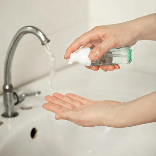 2 Pack Travel Foam Dispenser Bottles 60ml Refillable Hand & Facial Soap