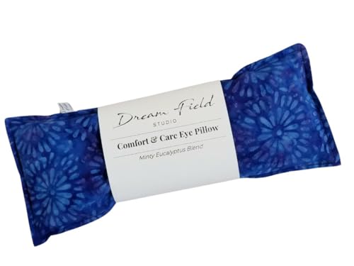 Eucalyptus Mint Eye Pillow with Flaxseed Fill – Aromatic Hot Cold Compress