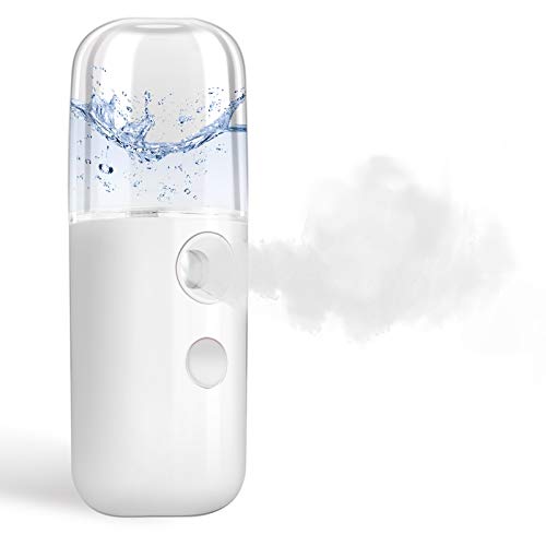 GIVERARE Nano Facial Steamer, USB Rechargeable Mist Sprayer 30ml