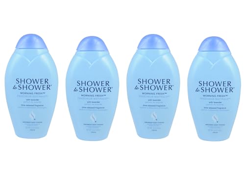 Shower to Shower Talc-Free Body Powder, 13 oz (Pack of 4)