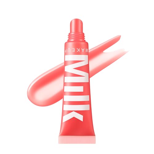 Milk Makeup Balmade Electrolyte Lip Balm ? Hydrating, Sheer Gloss Nourishes + Replenishes Moisture ? Clean, Vegan Formula with High-Shine Finish