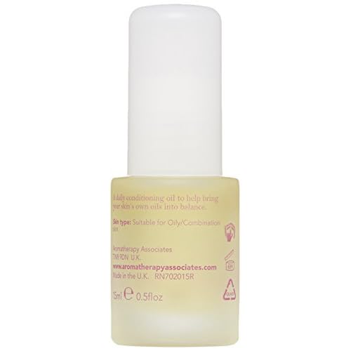 Aromatherapy Associates Mattifying Refining Face Oil. Balances and Refines Oily Skin. Made with Lavender and Madagascan Ylang Ylang Essential Oils (0.5 fl oz)