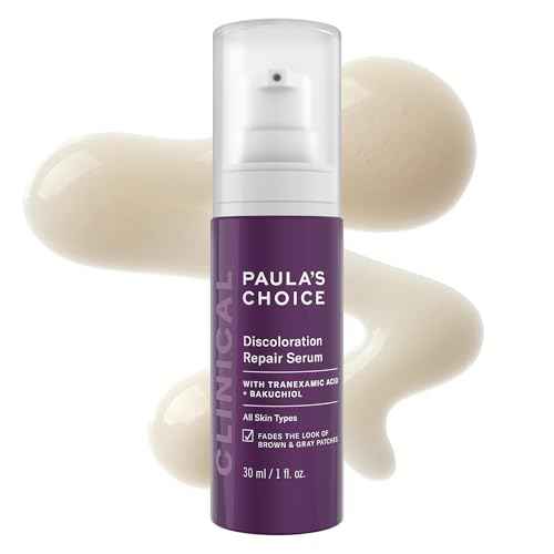 Paula's Choice CLINICAL Discoloration Repair Face Serum with Tranexamic Acid, Facial Serum for Stubborn Dark Spots, Post-Acne Marks & Sun Damage, Fragrance-Free, 1 Fl Oz