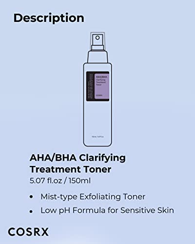 Cosrx AhA/BHA Clarifying Treatment Toner, 5.07 Ounce