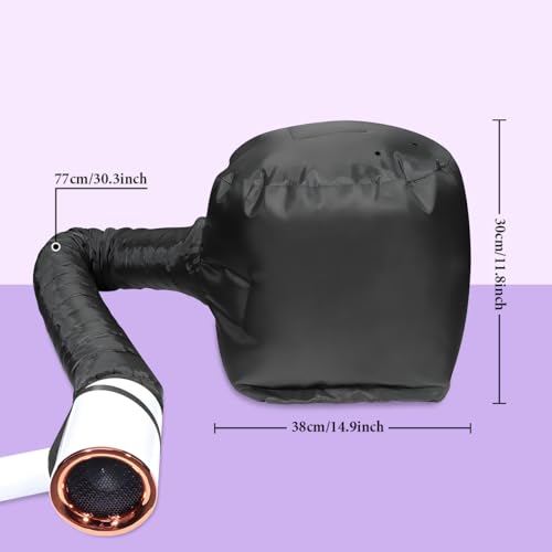 Hooded Hair Dryer Bonnet - Fast Drying & Heat Distribution