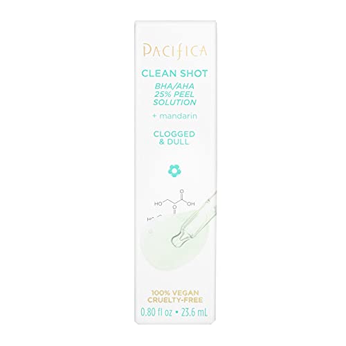 Pacifica Clean Shot BHA-AHA 25 Percent Peel Solution Unisex 0.8 oz