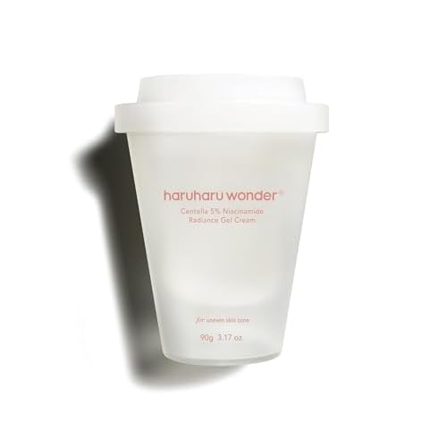 HARUHARU wonder Centella 5% Niacinamide Radiance Gel Cream, Hydrating & Soothing, Ultra-Lightweight, Improves Skin Tone, Pore Minimizer, Oil Control, For All Skin Types, 3.17 fl. Oz
