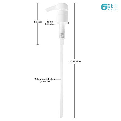 2-Pack Shampoo Conditioner Pump Dispenser for 1 Liter Bottles