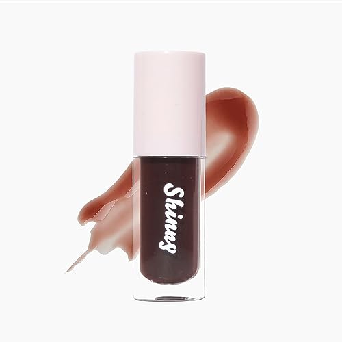 Black Sugar Glossy Lip Gloss - Non-Sticky, Hydrating Shine