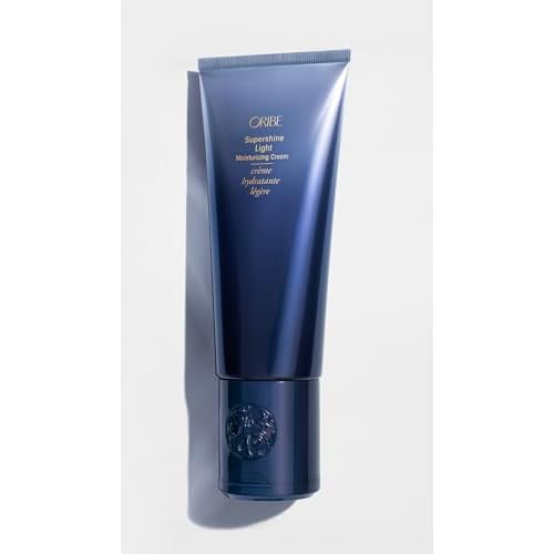 Oribe Supershine Light Moisturizing Styling Cream - Adds Shine & Smooths Frizz With Heat Protection - Blowout Primer, Air Dry Cream & Style Finisher - For Fine & Medium Hair - 5 oz