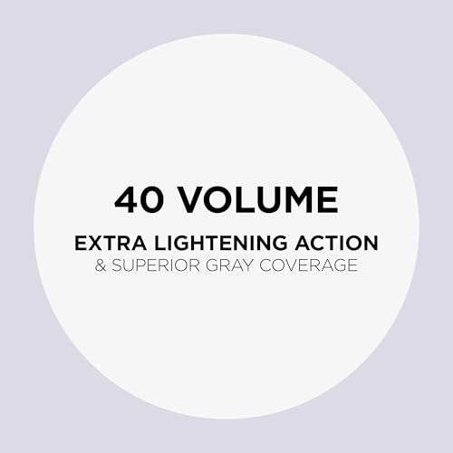 Clairol Professional Pure White 40 Volume Hair Developer 16 Fl Oz - Lightening & Gray Coverage