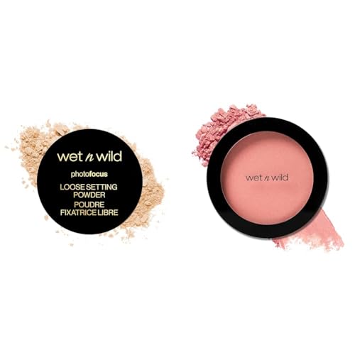 Wet n Wild Photo Focus Setting Powder & Color Icon Blush Bundle