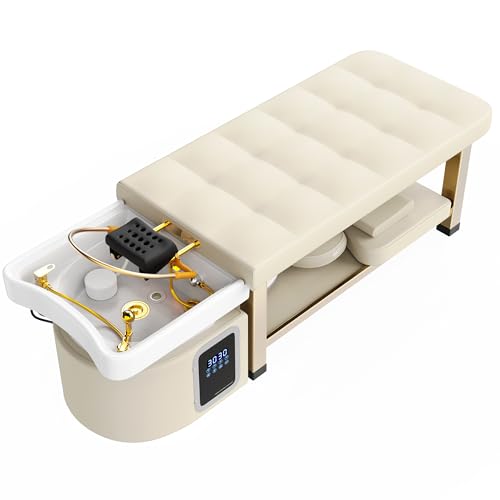 Professional Head Spa Massage Table with Water Circulation & Fumigation