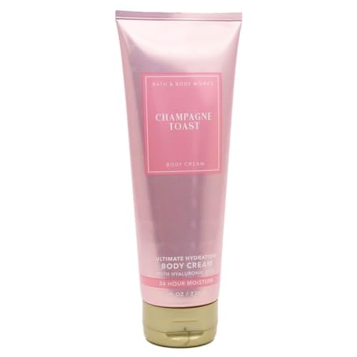 Bath & Body Works Champagne Toast Ultimate Hydration Body Cream Gift Set For Women, 8 Fl Oz (Champange Toast)