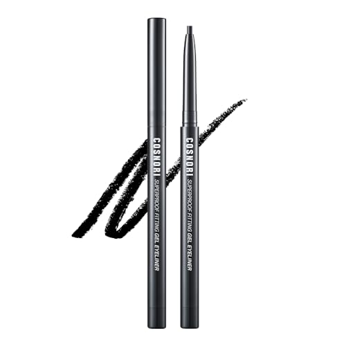 COSNORI Super Proof Gel Eyeliner 01 Vivid Black 2mm