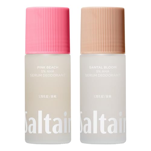 Saltair Serum Deodorant 2 Pack | AHA Formula, 48hr Odor Control
