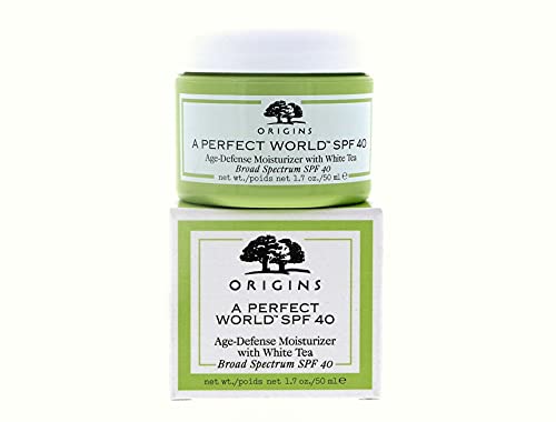Origins A Perfect World SPF 40 Age-Defense Moisturizer, White, 1.7 Ounce