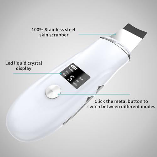 Face Spatula Blackhead Remover - 4 Modes Skin Scrubber