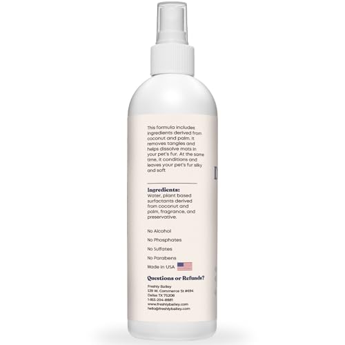 Freshly Bailey Cat Detangler Spray - 16 Fl Oz