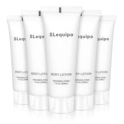 Travel Size Body Lotion Bulk (1 fl oz, 200 Pack), Refreshing Hotel Body Lotion, Mini and Small Size Body Lotion, Guest Hotel Toiletries in Bulk - Mini Body Lotion, Clear Container