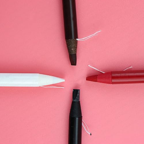 Guapa Microblading Brow Mapping Pencil Set (6-Pack, White)
