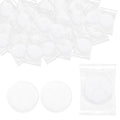 LLHQAMT 100 Sets (200 pcs) Individually Wrapped Cotton Rounds for Makeup Removal