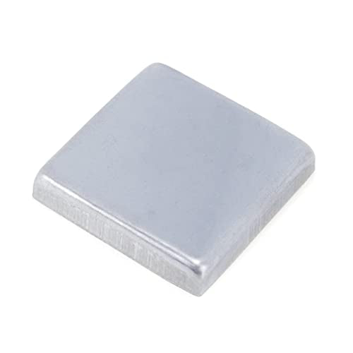 Coshar Pack of 30 Empty Square Metal Pans 26mm Eyeshadow Palette Pans Replacement for Magnets Makeup Palettes (3mm Height)