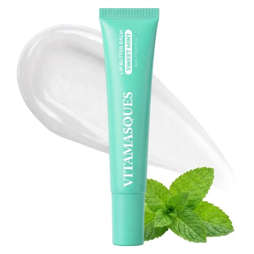 Vitamasques Sweet Mint Lip Butter Balm - Hydrating Vegan Korean Lip Moisturizer 0.33 fl oz (Pack of 1)