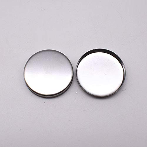 30 Pack Empty Round Metal Eyeshadow Pans 26mm Magnetic Palette