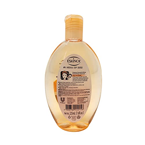 Eskinol Facial Cleanser 225 Ml - 7.6 Oz (Pack of 6) (Papaya)