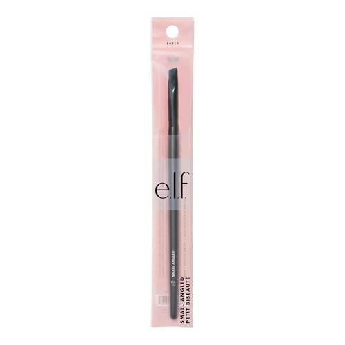 e.l.f. Small Angled Brush (1 Count) – Precision Lip, Brow & Eyeliner Tool