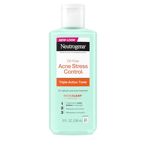 Neutrogena Acne Stress Control Toner, 2% Salicylic Acid, 8 fl oz