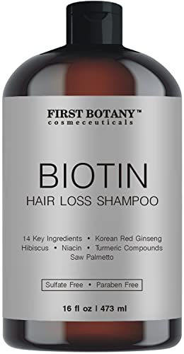Hair Regrowth Shampoo with DHT Blockers & Biotin, 16 fl oz