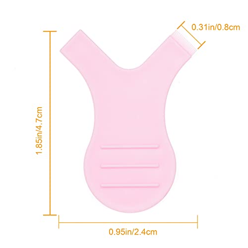 100 Pieces Pink Y Shape Lash Lift Brush, Eyelash Lift Perm Tools, Lash Separator and Tint Tool, Lash Lift Perm Applicators, Eyebrow Lash Perming and Tint Brush, Lash Lift and Perm Supplies