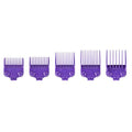 Andis 560997 OG Master Dual Magnet Attachment Clipper Guard Set, 5-Pack, Purple