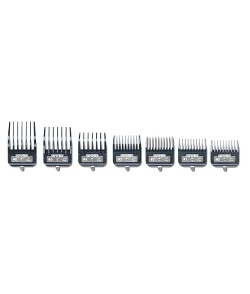 Andis Master Series 7-Piece Clipper Guard Set for Professional Haircuts