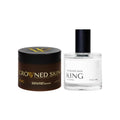 Crowned Skin King Sandalwood & Leather Eau de Parfum & Body Butter Set