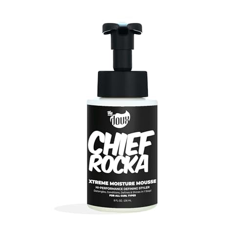 Chief Rocka Xtreme Moisture Mousse for Curly Hair, 8oz