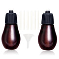 Empty Bottles for Essential Oils 20ml Small Glass Bottles (2Bottle 6Filters)