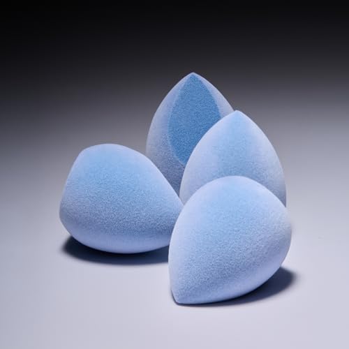 JUNO & Co. Microfiber Makeup Sponge Set - 4-Pack for Flawless Finish