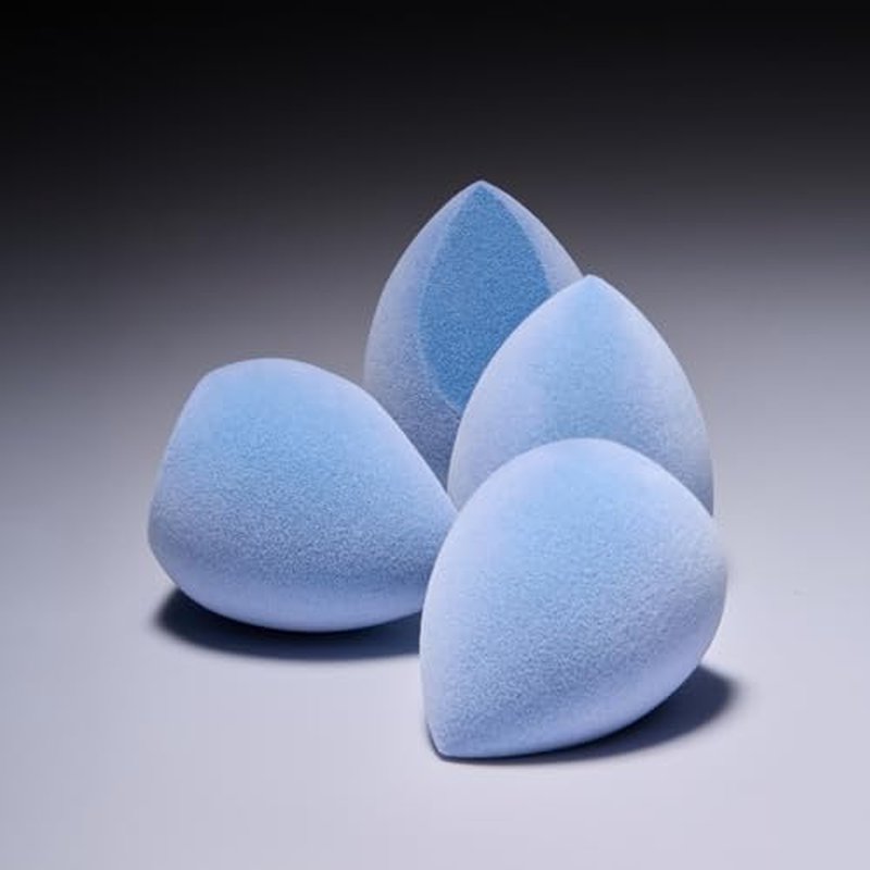 JUNO & Co. Microfiber Makeup Sponge Set - 4-Pack for Flawless Finish