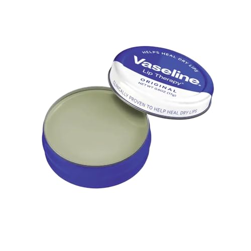 Vaseline Lip Therapy Lip Balm Tin, Original, 0.6 oz