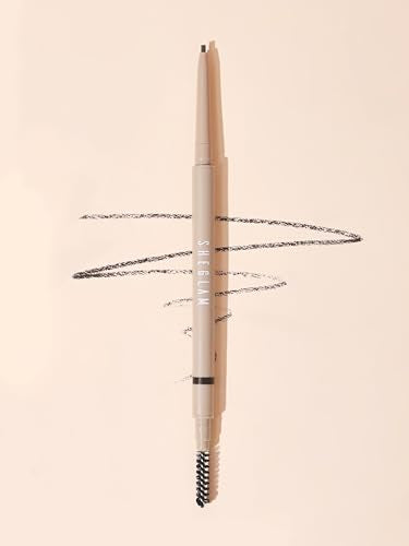 SHEGLAM Insta-Fill Eyebrow Pencil - Ash Brown, Long Lasting & Sweatproof