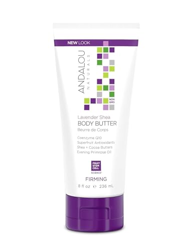 Andalou Naturals Lavender Shea Firming Body Butter, 8 Ounce