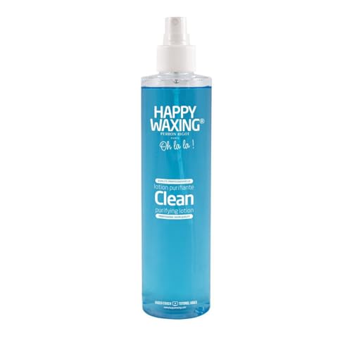 Clean Purifying Lotion 8.45oz - Pre & Post Wax Cleanser for Face & Body - Gentle Low-Alcohol Formula with Dragon¡¯s Blood & Organic Cornflower - Prepares Skin & Soothes Redness - Vegan