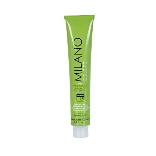 Milano Colore Nourishing Permanent Hair Dye, 1.0 Black - 100ml