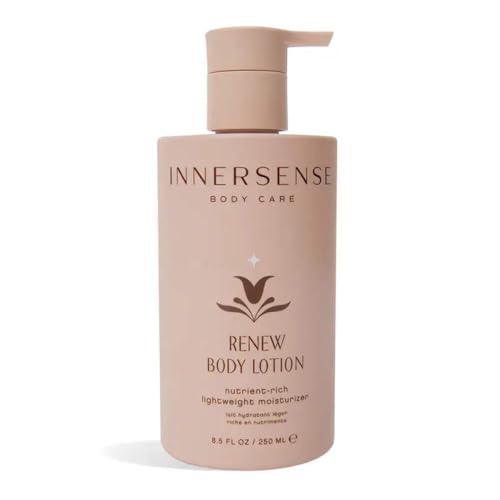 INNERSENSE Organic Renew Body Lotion - Lightweight Moisturizer, 8.5 fl oz