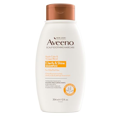 Aveeno Apple Cider Vinegar Clarifying Shampoo - Scalp Care & Shine, 12 fl oz
